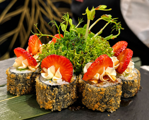 Selezione di sushi del ristorante Anima e Cozze a Nicolosi