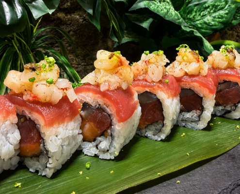 Selezione di sushi del ristorante Anima e Cozze a Nicolosi